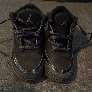 Kids Black Air Jordan retro 3 Used